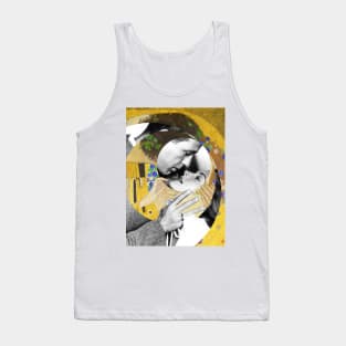 Klimt’s The Kiss and Humphrey Bogart with Lauren Bacall in “Dark Passage” Tank Top